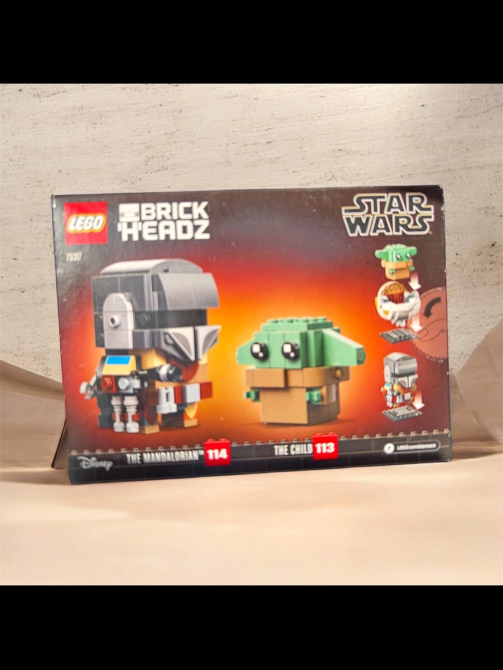 LEGO BrickHeadz Star Wars The Mandalorian & The Child Green